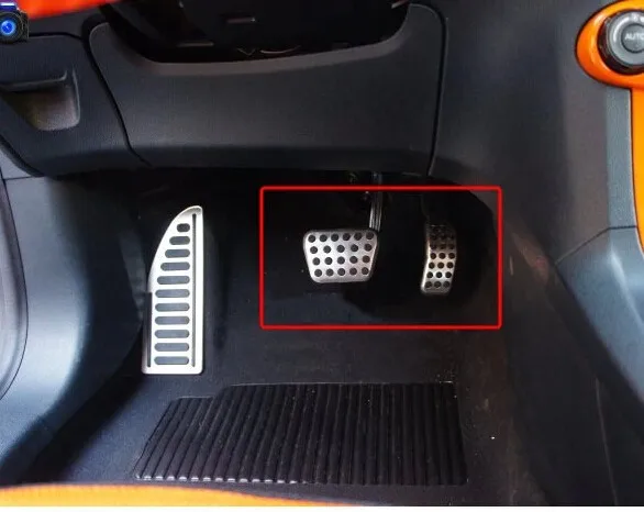 For Ford Fiesta 2009-2013 AT MT Mechanical Accelerator Brake Clutch Pedal Pedales Stickers Car-styling Car-covers | Автомобили и