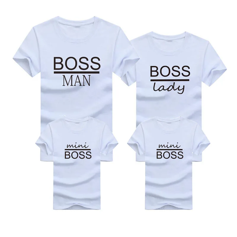 Gourd doll Family Matching Outfits Mommy Daddy Kid Son Baby T-Shirt Shirts Family Clothes Child T-Shirt Letter Print Tops