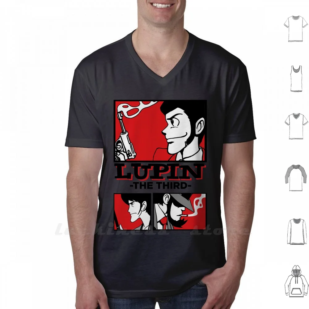 

Tribute To Monkey Punch T Shirt Big Size Lupin Arsene Monkey Punch Manga Anime Francis Daisuke Jigen Goemon Ishikawa Cowboy