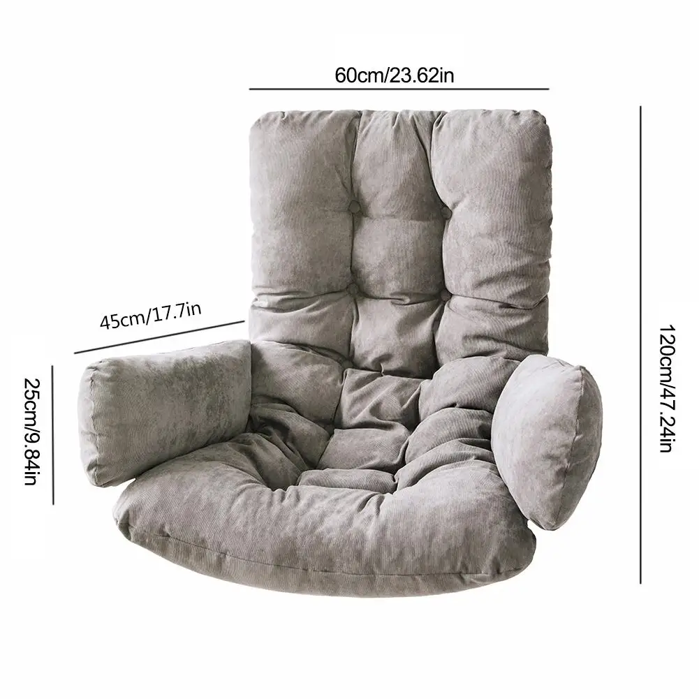 

Egg Swing Hanging Basket Seat Cushion Thicken High Resilience Corduroy Hammock Pad for Garden Chair Cushion mat without Chair