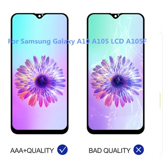 ЖК дисплей для Samsung Galaxy A10 A105 A105F сенсорный экран дигитайзер в сборе с рамкой