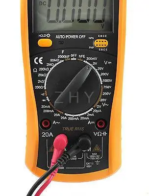 VC890D тестер сопротивления тока напряжения ЖК цифровой мультиметр w