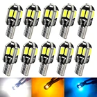 10X T10 Led лампочка для салона автомобиля Canbus W5W для Bmw E90 E46 E60 F10 F30 E39 E36 F20 X5 E70 E53 E92 M3 E91 E30 E87 X1 белый Ледяной Синий
