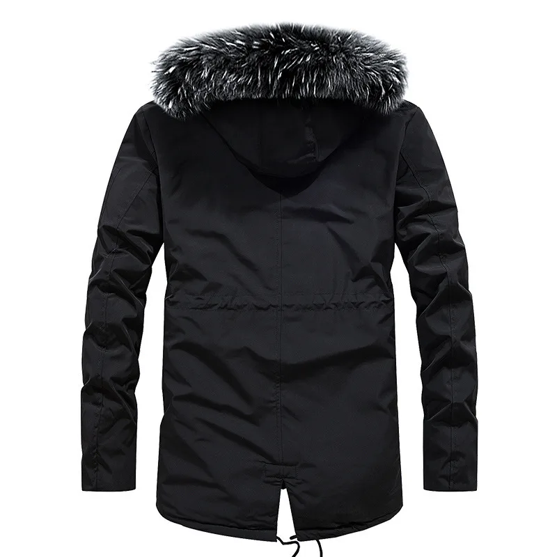 Новинка Брендовая обувь Сезон зима куртка парка для мужчин модная зимняя с