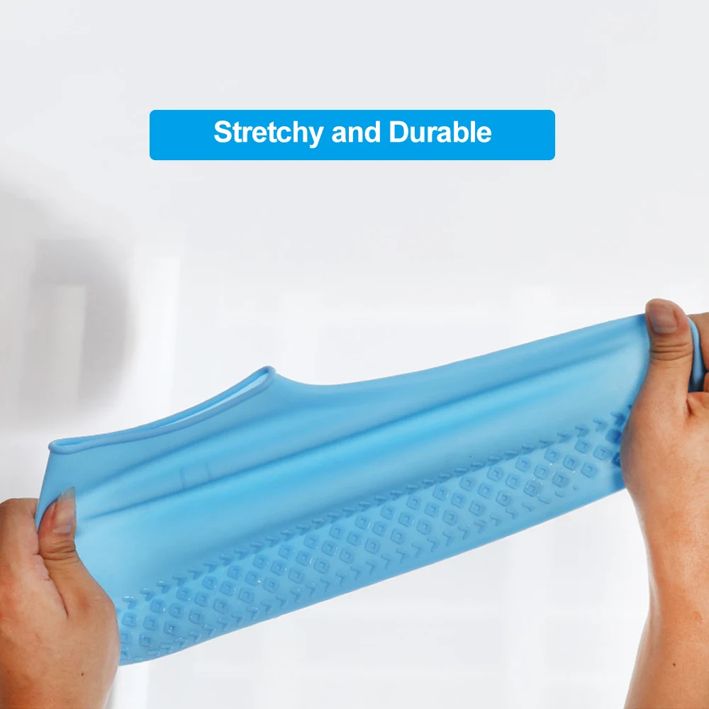 Водонепроницаемый Противоскользящий чехол для обуви силиконовый материал