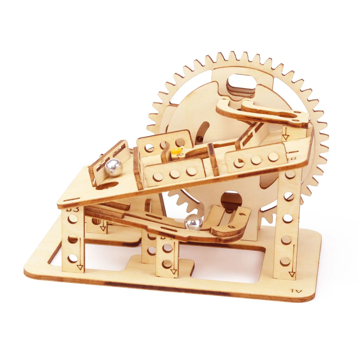 4 вида Мрамор забе 3D деревянные головоломки механические Комплект Стволовых