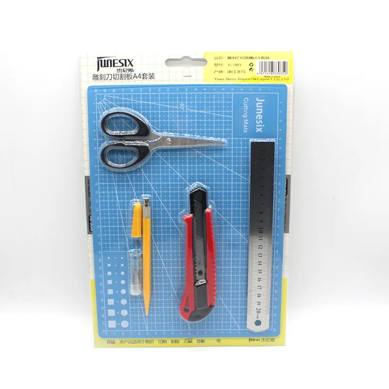 Самовосhealing вающийся коврик для резки набор А4 3 мм двухсторонняя Нескользящая