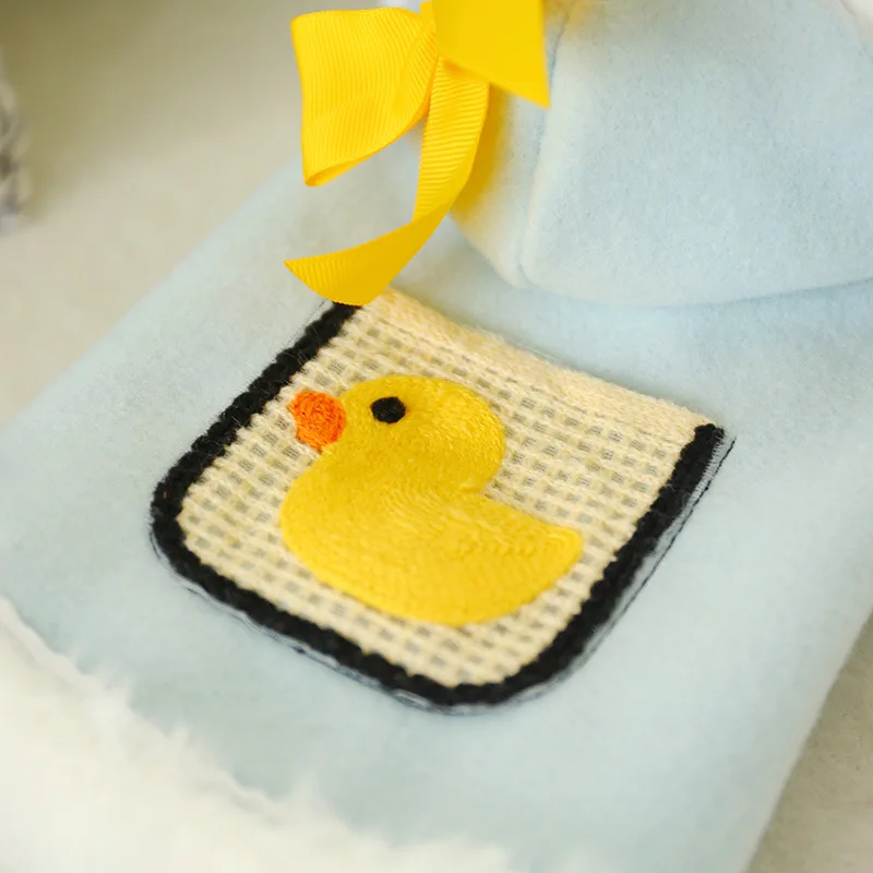 Одежда для собак осенне-зимняя теплая толстовка с капюшоном маленьких шерстяное