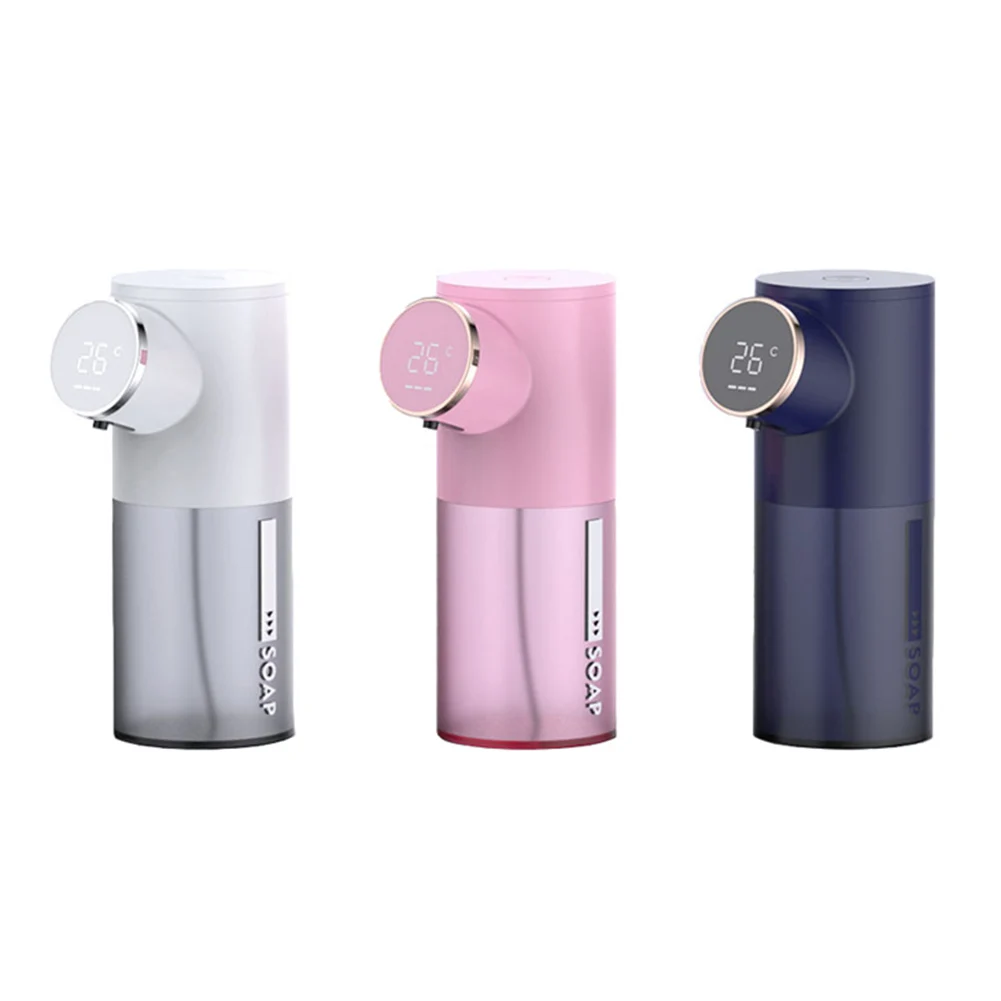 

Automatic Soap Dispenser USB Rechargeable 320ml Liquid Soap Dispensers Digital Display Foam Hand Sanitizer Machine