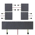 RGB 5050 Светодиодная Пиксельная панель WS2812 Светильник x 16 8x32 модуль программируемая индивидуально Адресуемая Светодиодная панель WS2812B 5 в постоянного тока