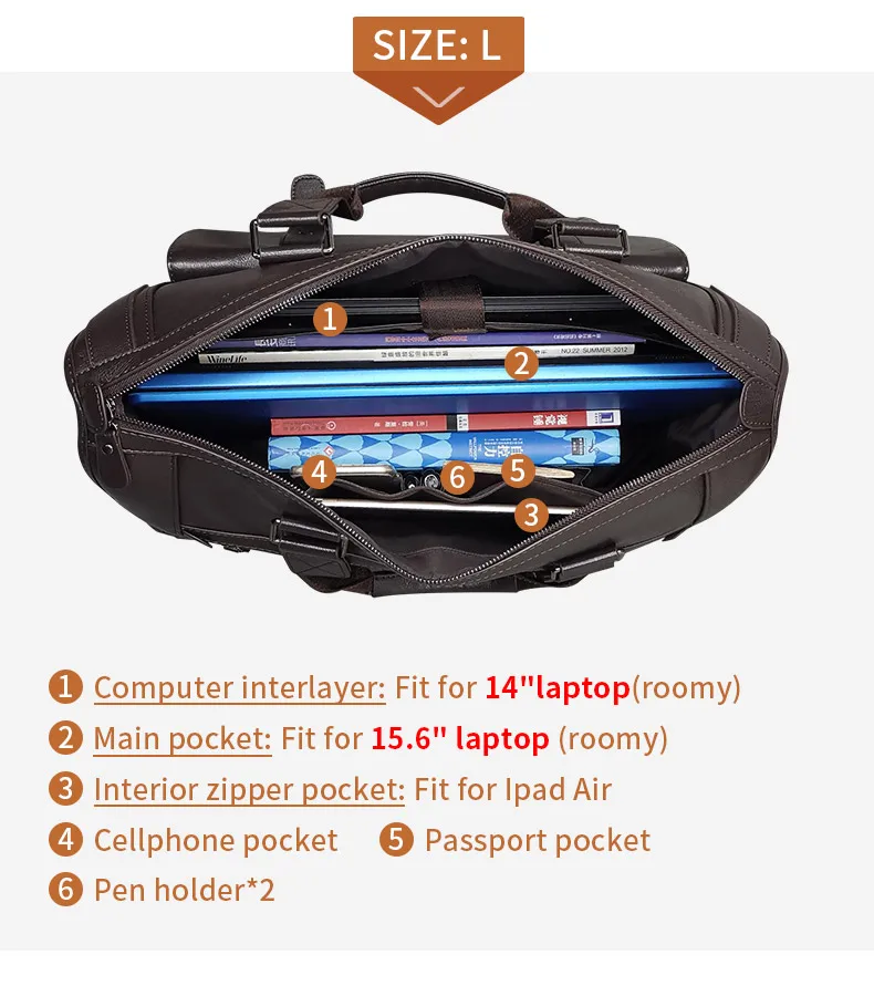 Мужской кожаный черный портфель, деловая сумка, сумки-мессенджеры, Мужская винтажная сумка на плечо, Мужская большая дорожная сумка для ноутбука,, XA177ZC