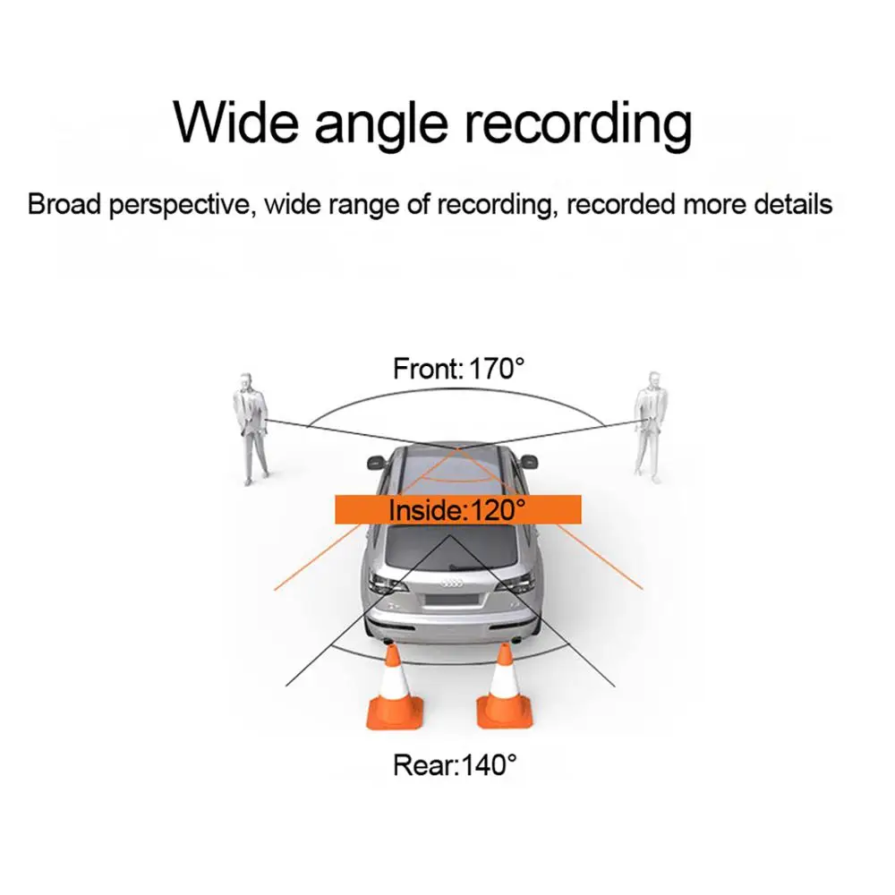 

Full HD 4 Inch Rear view Mirror Digital Video Recorder Car DVR Camera Three Lens Registration Camcorder Car Styling