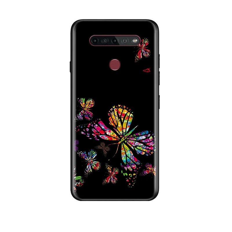 

Colorful Butterfly For LG G8 V30 V35 V40 V50 V60 Q60 K40S K50S K41S K51S K61 K71 K22 ThinQ 5G Phone Case