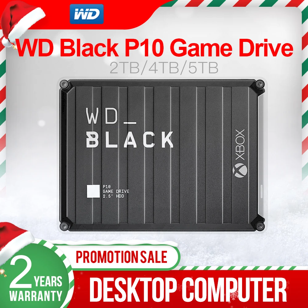 Игровой диск Western Digital WD Black 2 ТБ 4 5 P10 совместимый с PS4 Xbox One ПК Mac|Внешние жесткие
