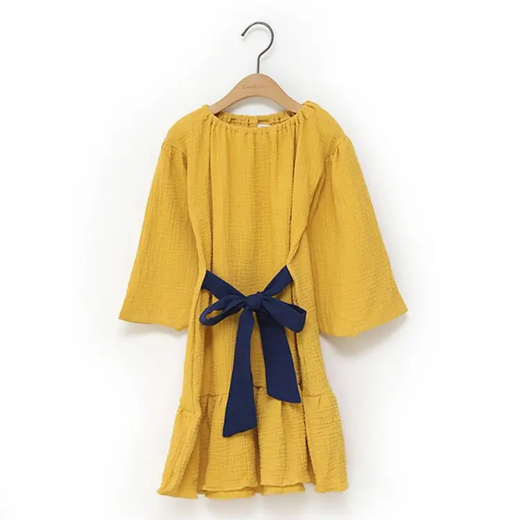 Teen Dress for Girls Fall Autumn Bow Long Sleeve Princess Costume 4 5 6 7 8 9 10 11 12 13 14 15 16 Year Clear | Детская одежда и