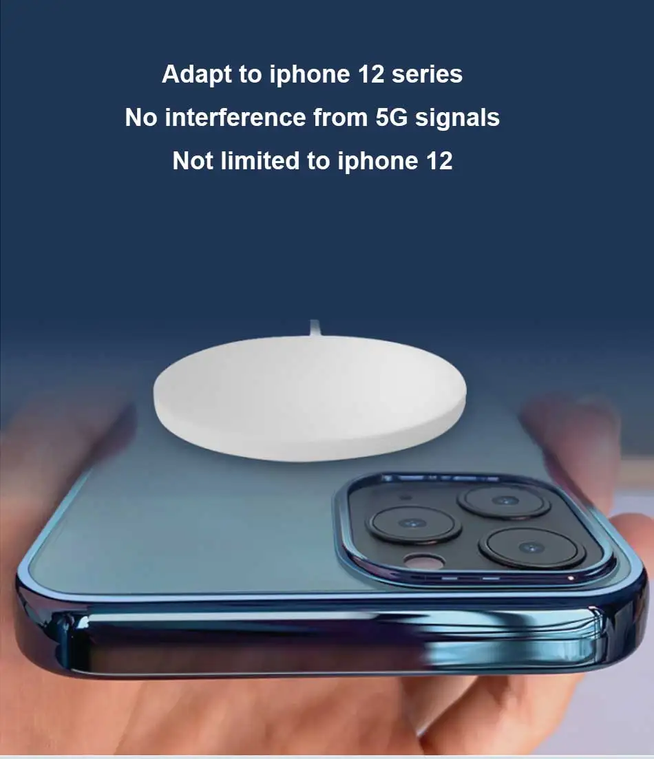 Online 50pcs 15W Magnetische Drahtlose Ladegerät Für Iphone 12 Mini Handy Ladegerät Für Iphone 12 Pro Max Schnelle PD Lade