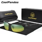 Мужские солнцезащитные очки CoolPandas, винтажные алюминиевые поляризационные солнцезащитные очки, классические Брендовые очки для вождения, для мужчинженщин и мужчин