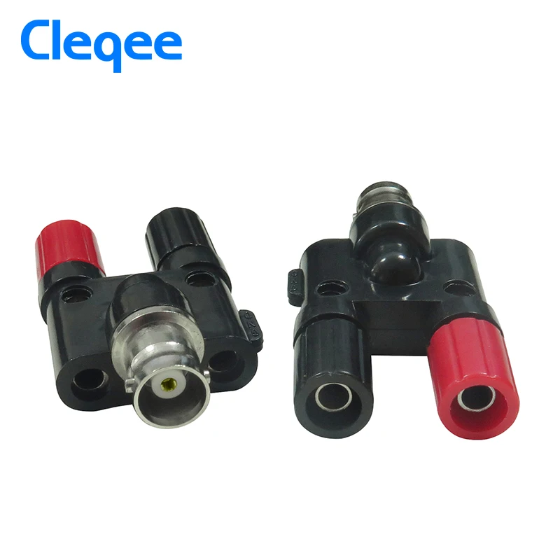 Cleqee P7008 5 шт. Q9 BNC Гнездовой разъем для двух двойной банан Разъем RF адаптер разъем
