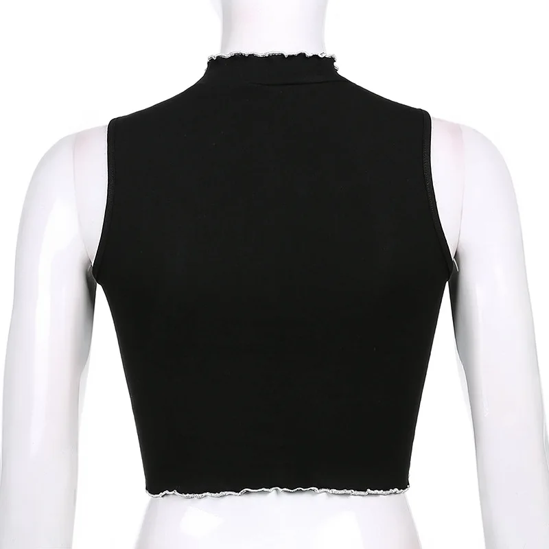 

WEPBEL Vest Women's Sexy Striped Slim Fit Patchwork Vest Summer Fashion O-Neck Sleeveless Vest Top