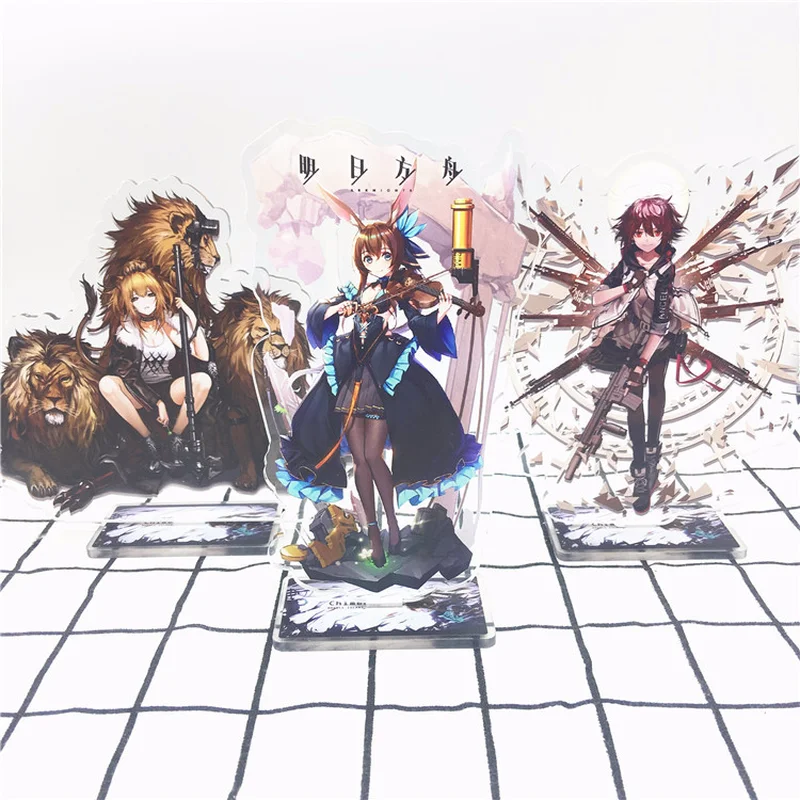 Игра Arknights брелок Amiya Angelina Hoshiguma Соловей осада Техаса Lappland милый забавный мультфильм акриловый брелок ювелирные изделия