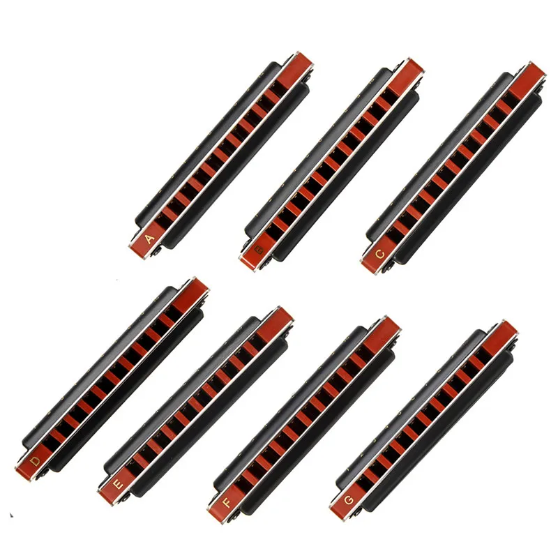 Музыкальный инструмент Easttop T008K диатоническая Губная гармошка с 10 отверстиями