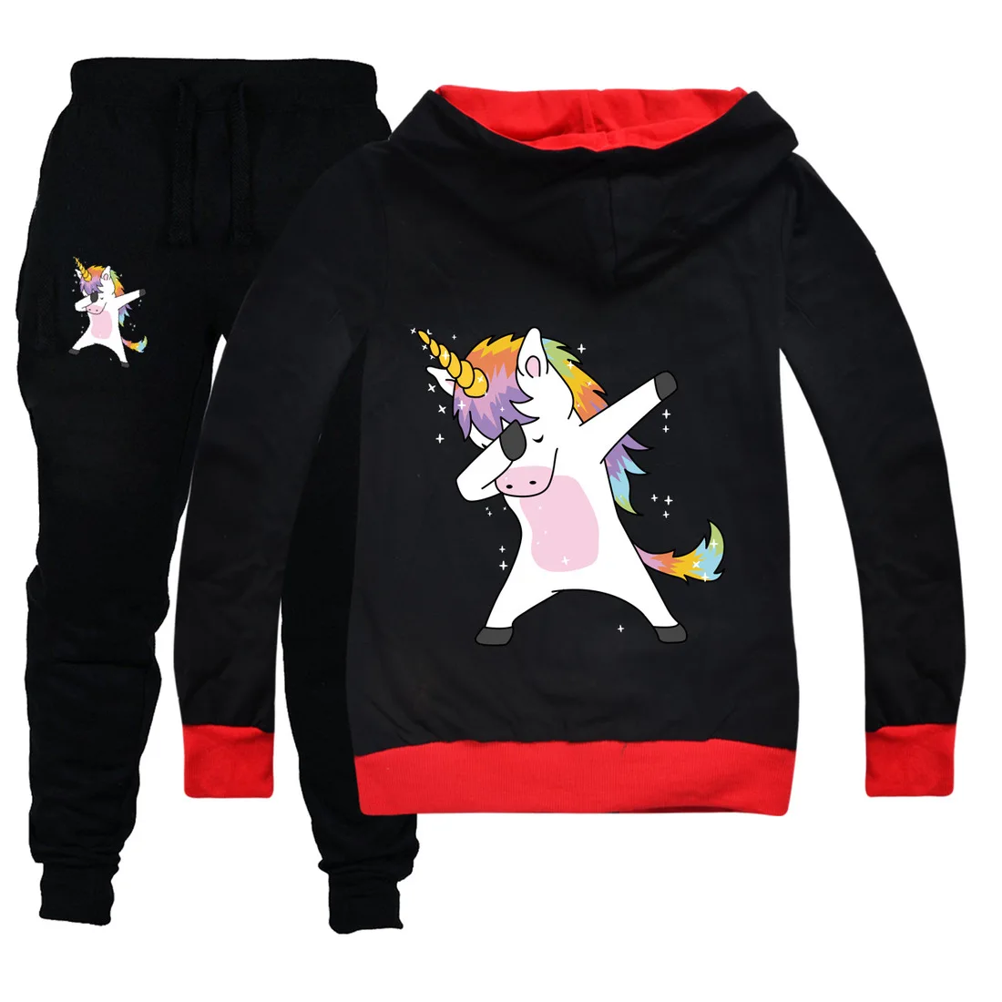 Unicorn Hoodies Kids Sweatshirts Cotton Boys Hooded Cardigan T Shirt Baby Toddler Girls Coat Casual Tees Sportswear Clothes | Детская