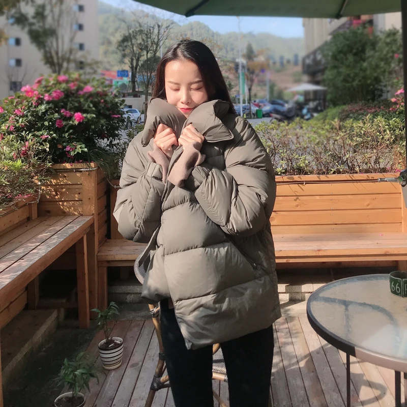 Мягкое пуховое пальто зимнее роскошное теплое из 90% натурального утиного пуха