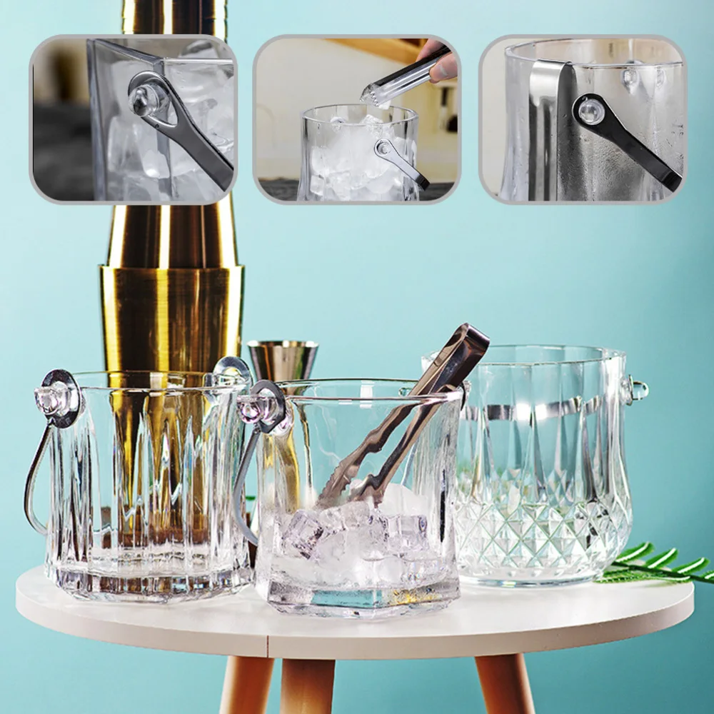 

1Set Household Restaurant Durable Ice Storage Bucket Ice Container with Handle