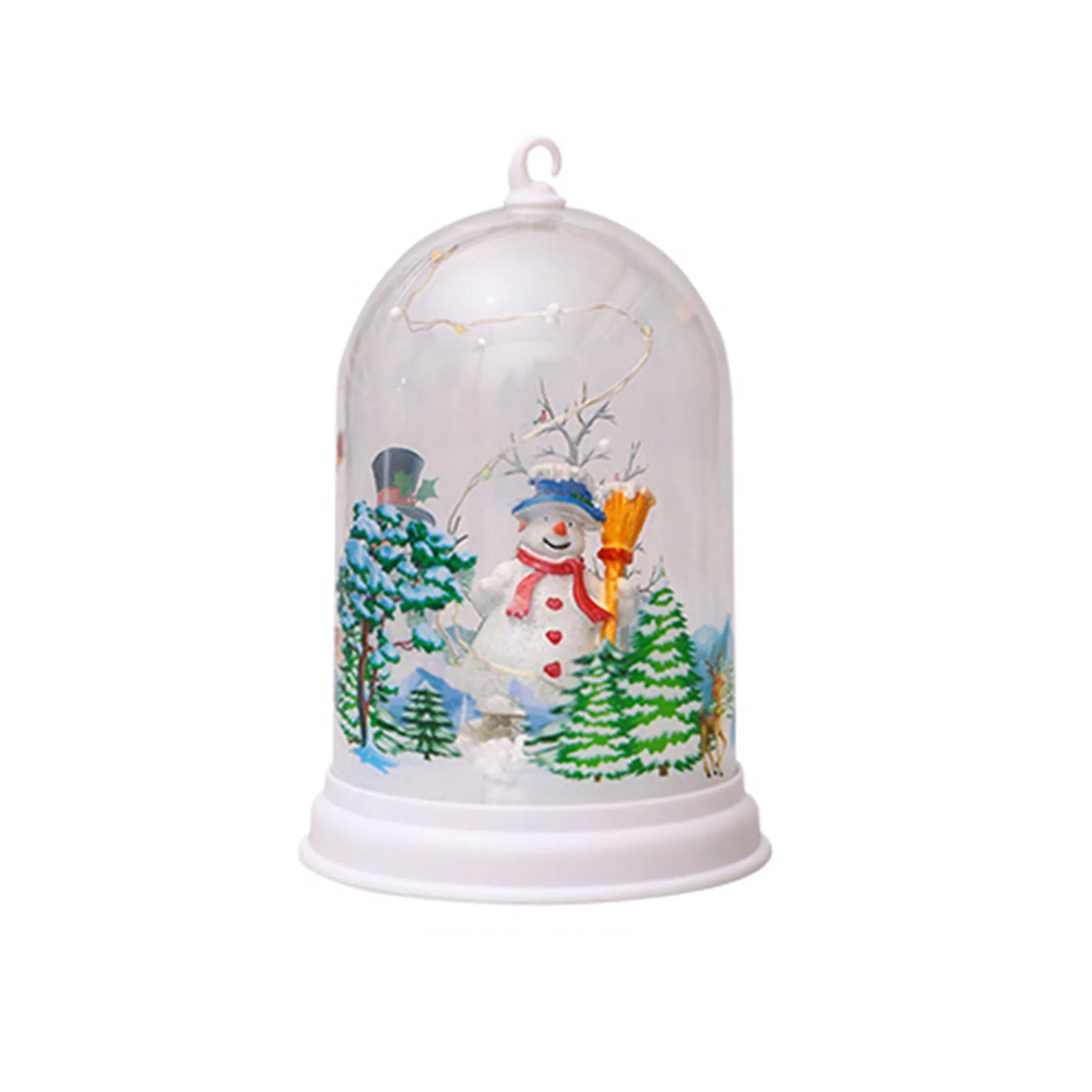 

Праздничная атмосфера, домашний офис, Рождественский Декор, праздничный пластиковый светодиодный светильник с питанием от батареи, для гос...