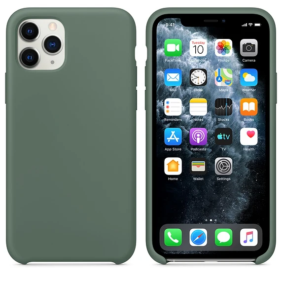 Официальные силиконовые чехлы для iPhone 7Plus 6 6S 7 8 Plus с логотипом силиконовый чехол для iPhone 10 X XR XS Max в розничной упаковке - Цвет: 30