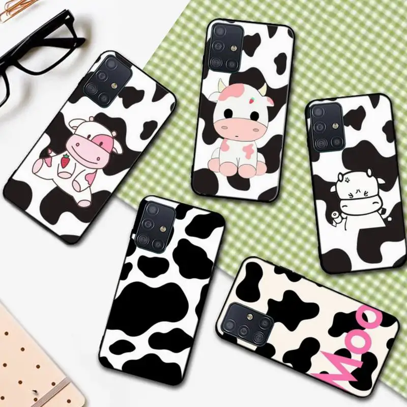 

Cow Print Phone Case For Samsung S9 10 20Plus Note 7 8 9 10 10plus Pro J8 M30 31 A32