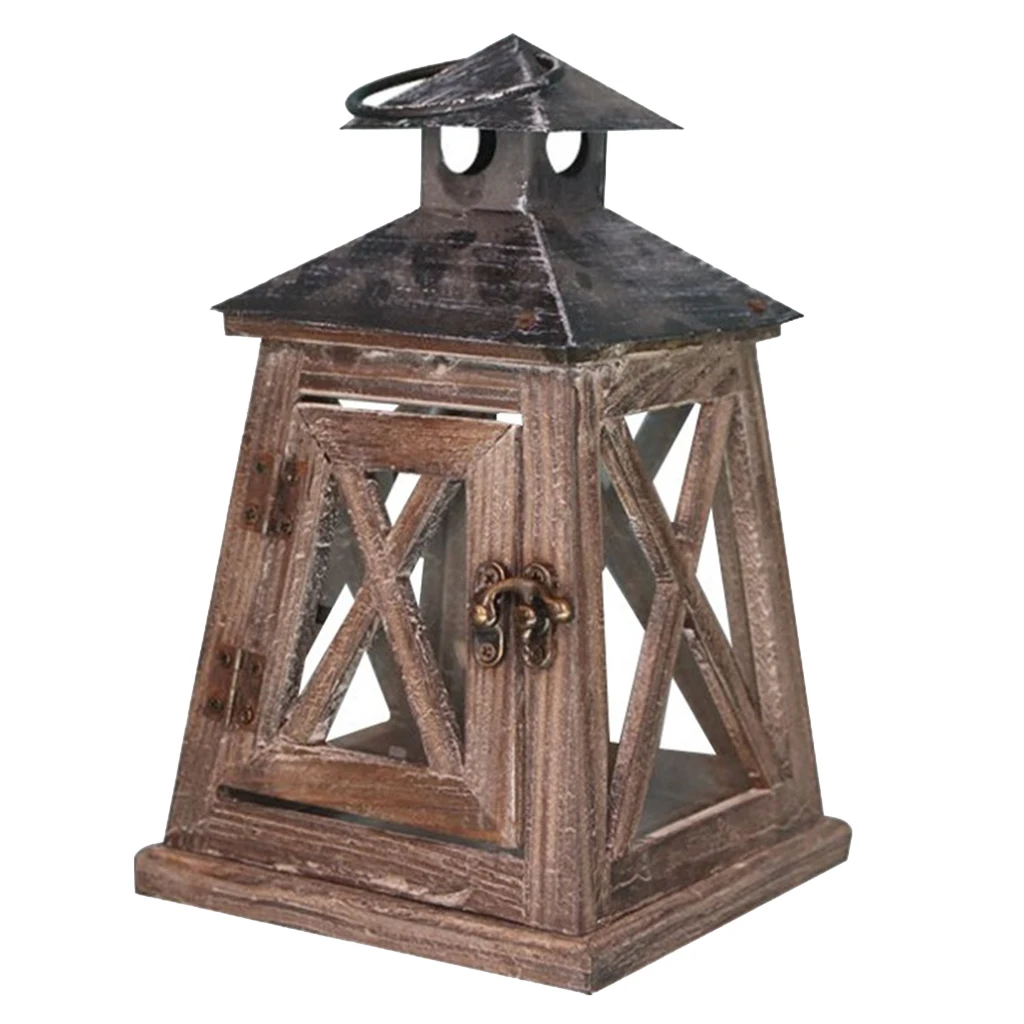 Vintage Wooden Candlestick For Hanging Lantern Indoor Or Outdoor | Дом и сад