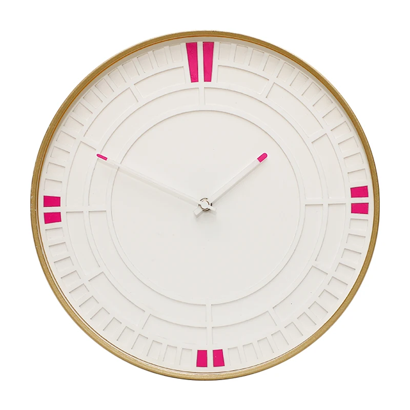 Бесшумные простые настенные часы современный дизайн роскошные атмосферные