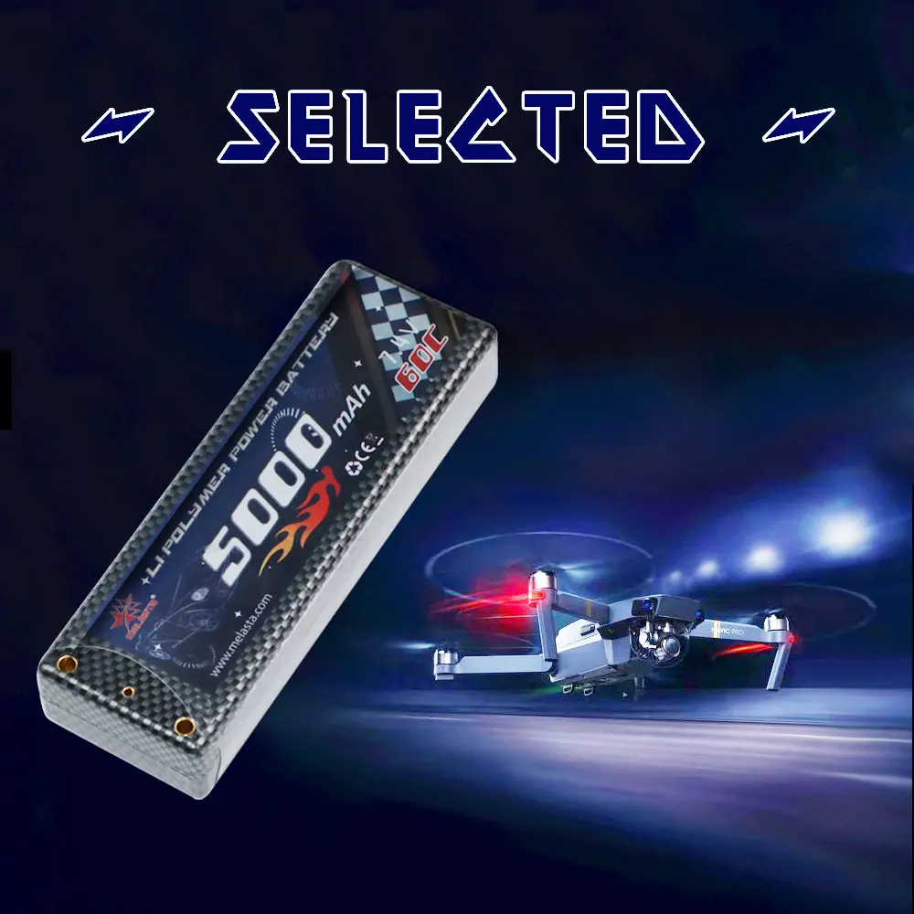 Lipo батарея 2S RC 7 4 V 5Ah 60C Deans T Разъем для автомобиль Квадрокоптер вертолет самолет с