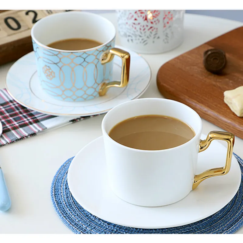 Персонализированные Роскошные Керамические чашки для кофе в скандинавском