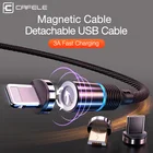 магнитное зарядное устройство Магнитный USB Дата-кабель CAFELE QC3.0 для iPhone Micro USB кабель типа C зарядное устройство для Samsung Xiaomi Huawei Быстрая зарядка