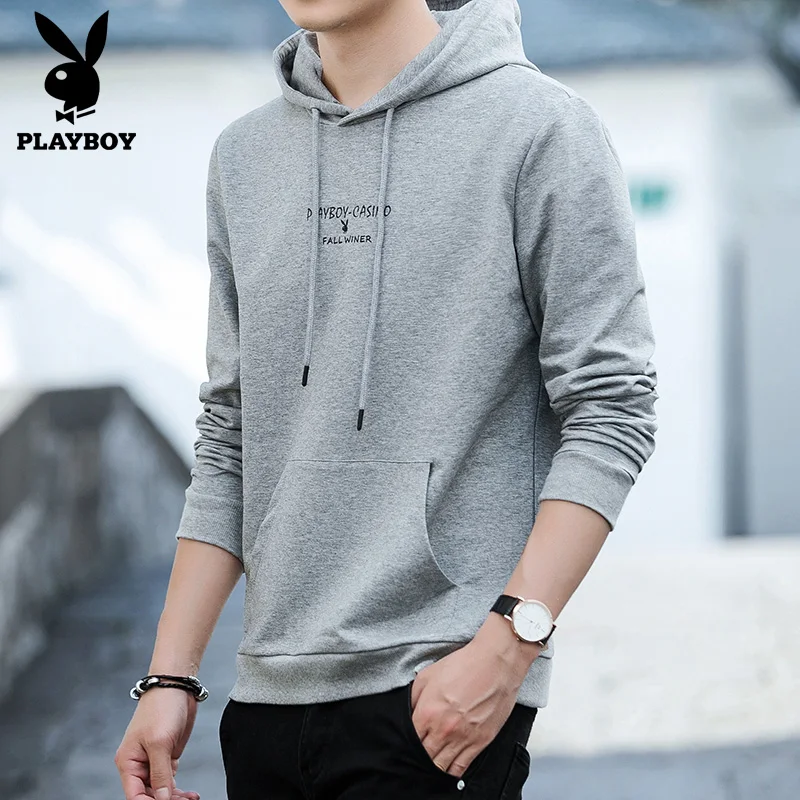 PLAYBOY новые мужские спортивные куртки с капюшоном тренажерные залы Фитнес футболка для бодибилдинга спортивные пуловеры мужские тренировки с капюшоном куртка одежда