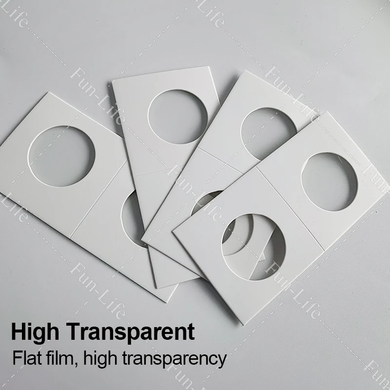 Квадратные Картонные держатели для монет чехол хранения альбом коллекционеров 50