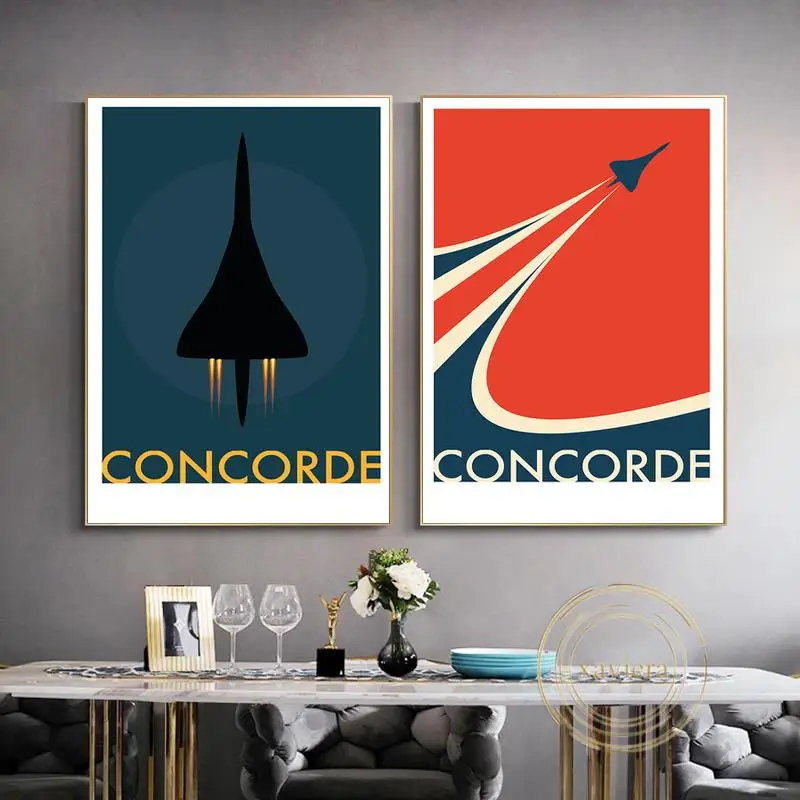 Ретро-дизайн летающий флаг Настенная картина в скандинавском стиле винтажная