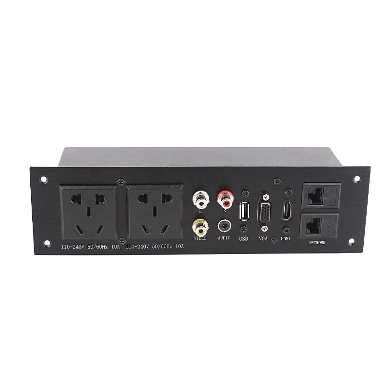 Розетка настенная универсальная с RCA разъемом розетка VGA USB разъем для конференц