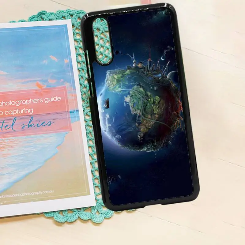 

Earth planet tree life pattern Phone Case PC for iPhone 11 12 pro XS MAX 8 7 6 6S Plus X 5S SE 2020 XR