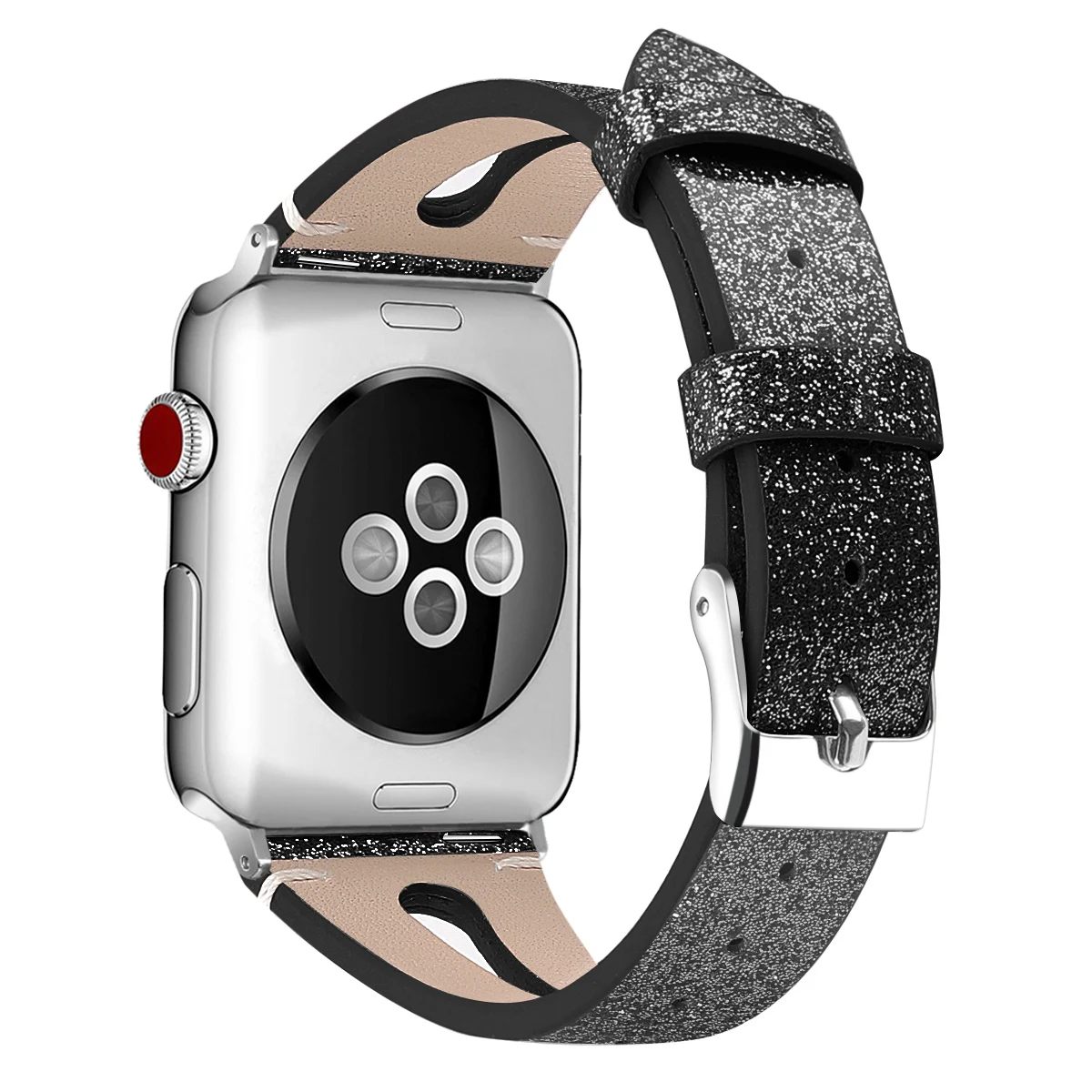 Ремешок для часов кожаный ремешок для Apple Watch, 38 мм, длина-44 мм, кожаный ремешок браслет Сменные Ремешки для наручных часов Iwatch серии 4/3/2/1 браслет 83004