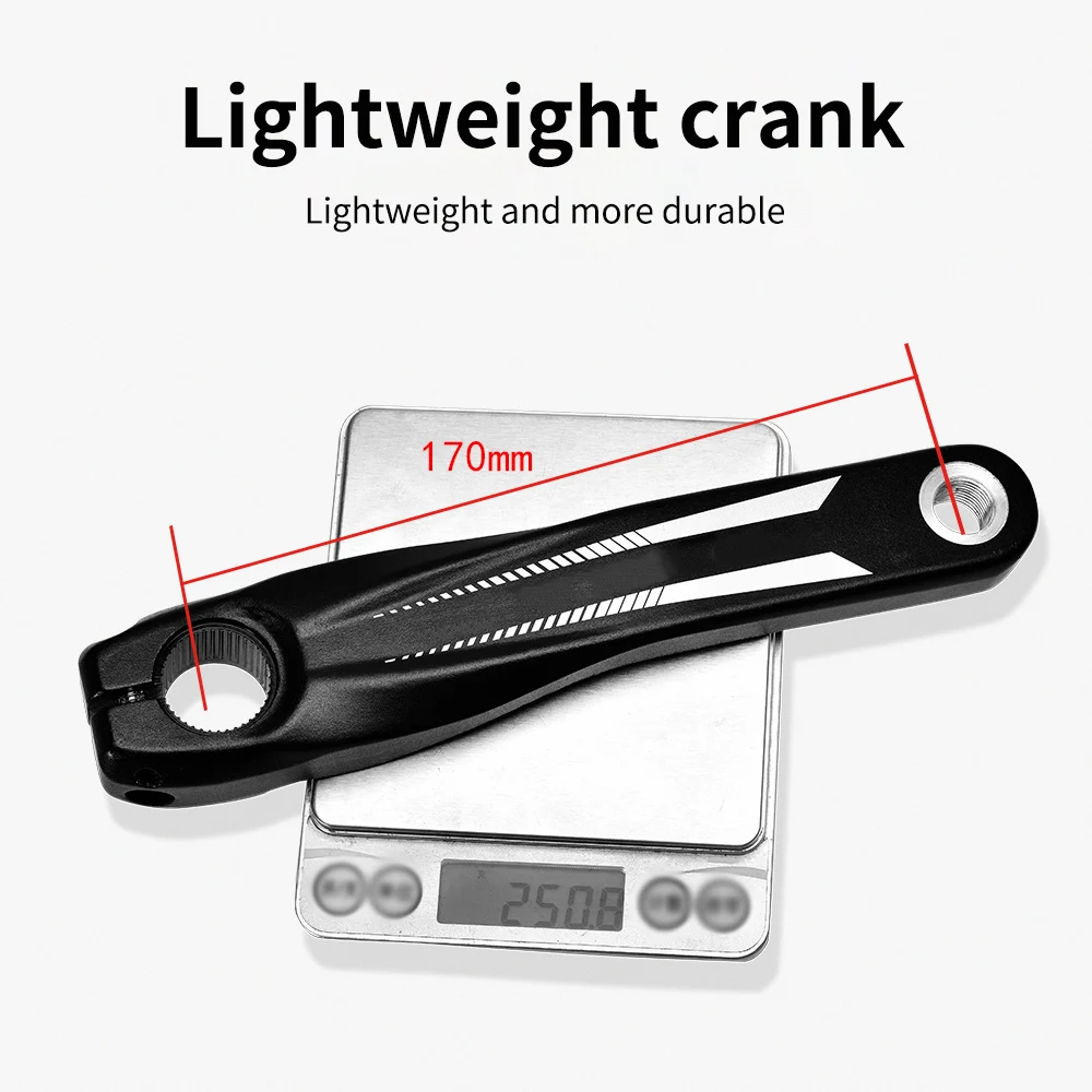 

Bicycle Crank Sprocket Double-Disc One-Piece Design MTB Bike Square Hole 170mm Crankset 26T-36T Narrow Wide Sprockets