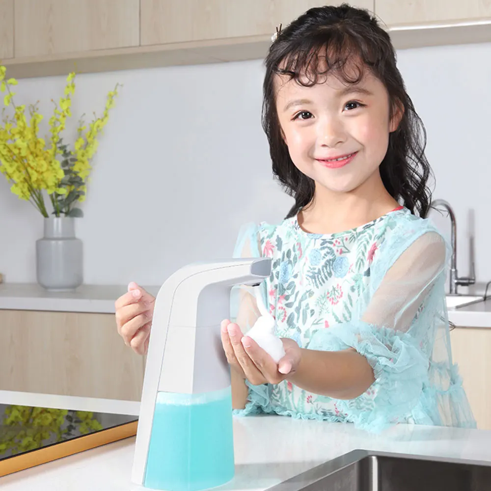 

Automatic Foam Soap Dispenser Hands Free Soap Dispenser 10.48oz Waterproof Infrared Sensor for Bathroom Kitchen new