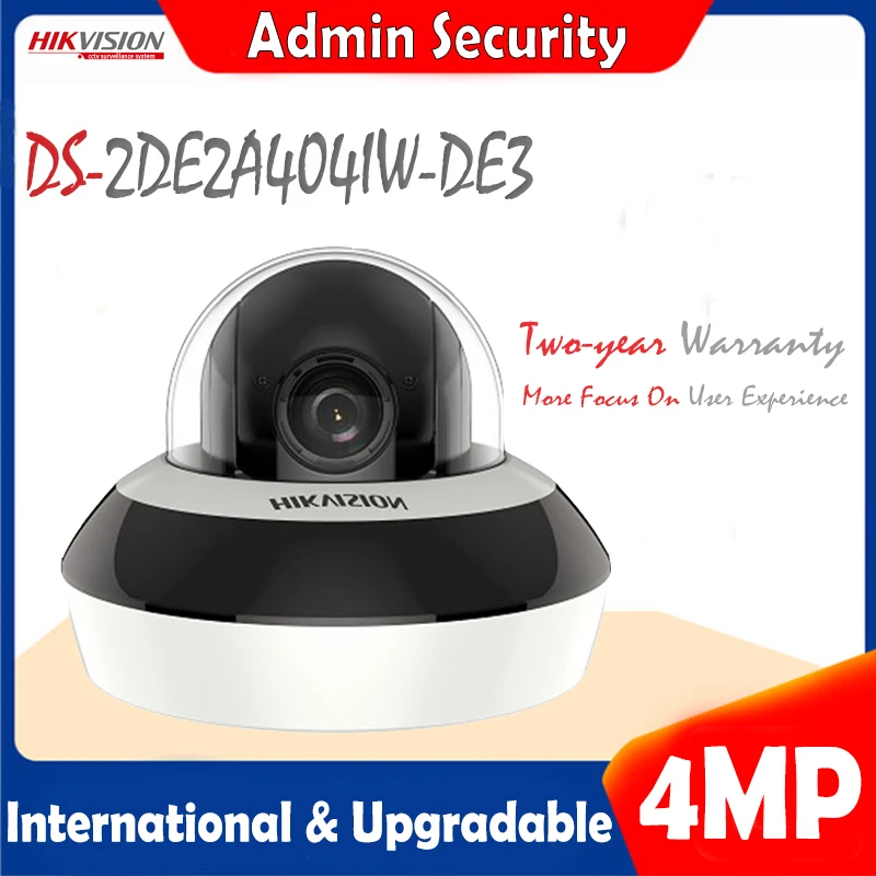 Hikvision DS-2DE2A404IW-DE3 4MP 4 Zoom сетевая ptz poe камера 120 дБ WDR H.265 2,8-12 мм объектив CCTV камера наблюдения аудио