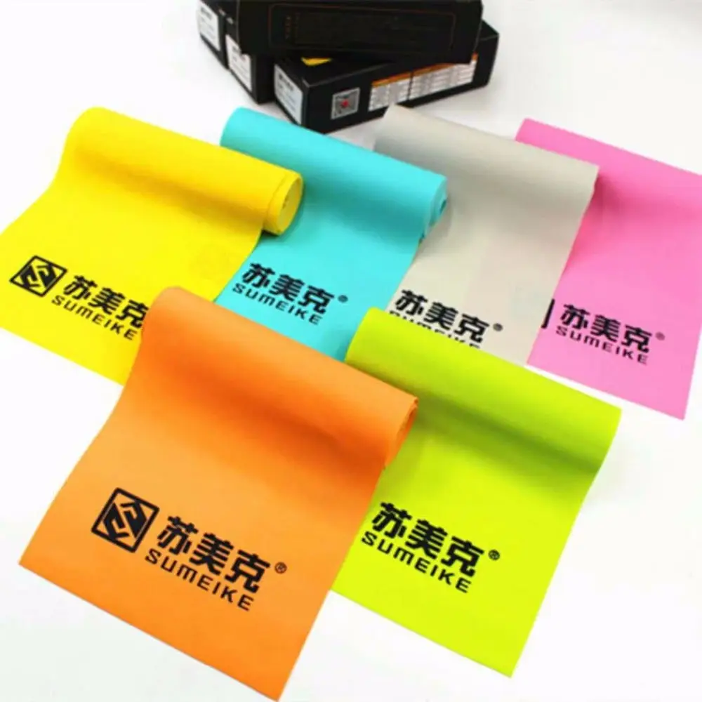 

200*150cm 0.45-0.65mm thickness slingshot rubber band tube yellow natural latex flat rubber band slingshot catapult