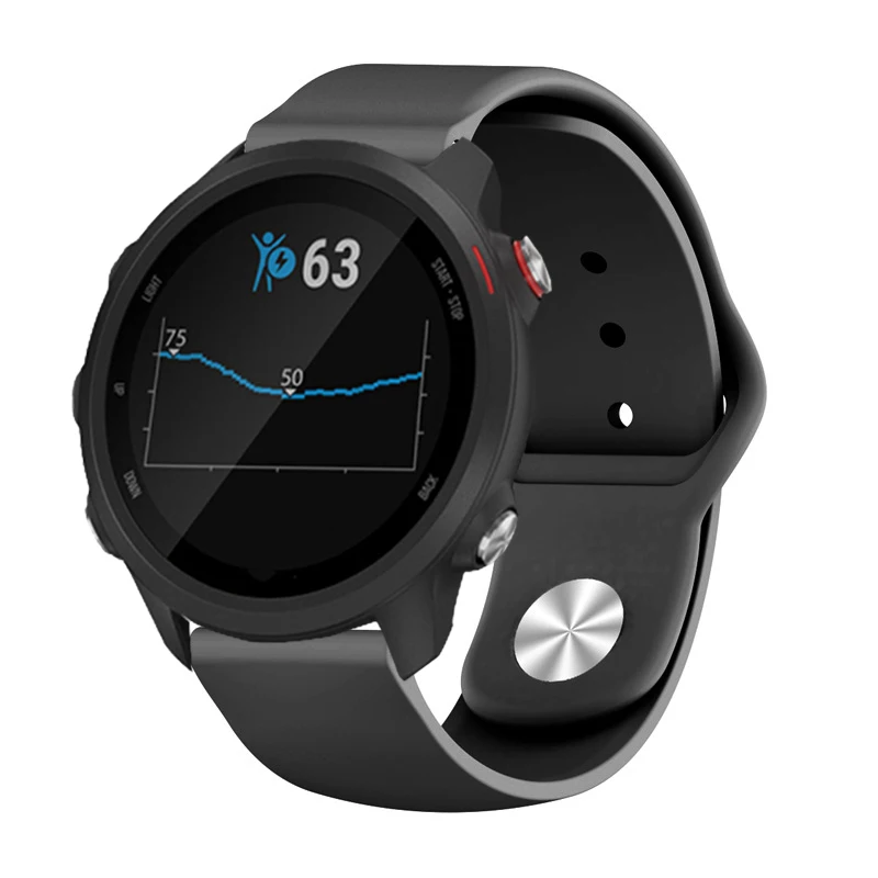 18 мм 20 мм 22 мм силиконовый ремешок на запястье ремешок для Garmin Vivoactive4 4 4S Смарт-часы браслет для Garmin Vivoactive 3 ремешки Correa