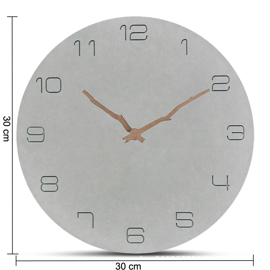 Настенные часы в Европейском стиле простой современный дизайн деревянные