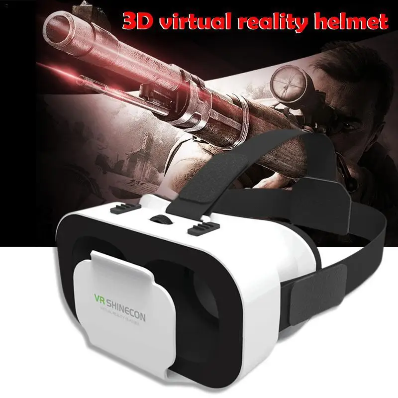 3D очки виртуальной реальности VR SHINECON G05A гарнитура для 4 7-6 0 дюймовых Android iOS