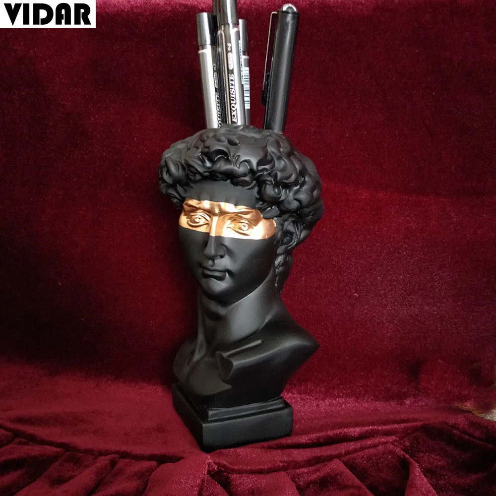 Маленькая полимерная Штукатурная головка VIDAR ваза повязка на глаза пиратский